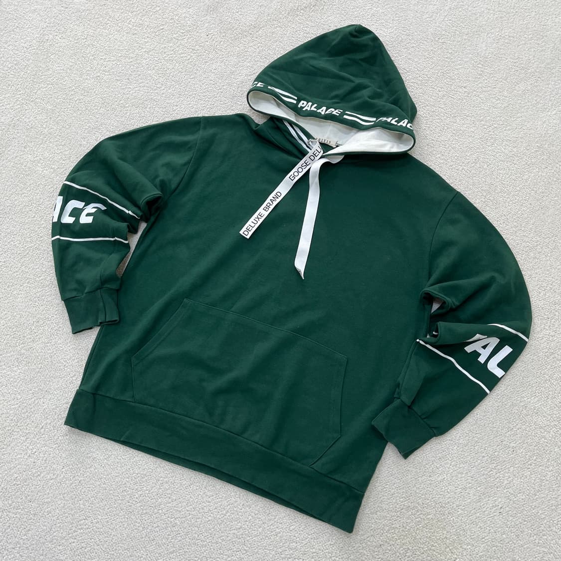 실측확인 빈티지 배색 후드 티셔츠 0323M 상품이미지1