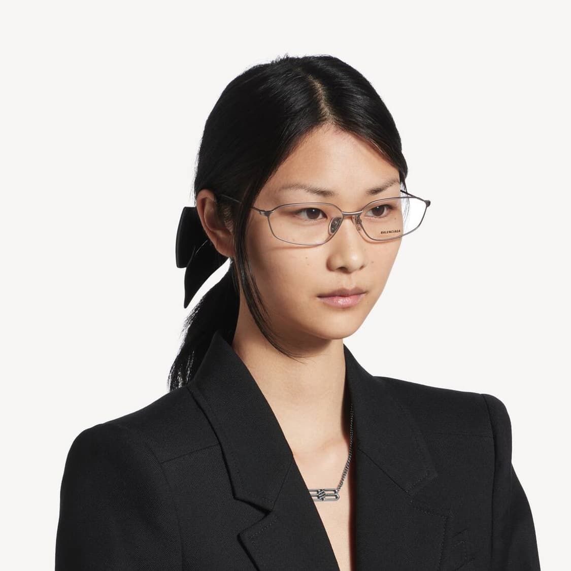 Balenciaga 발렌시아가 BB아이콘 네크리스 앤티크 실버 상품이미지2