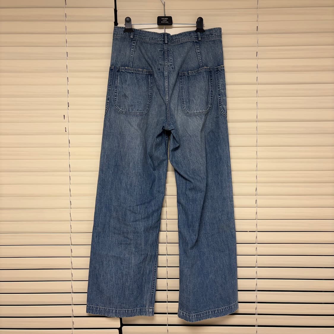 바우와우 Bowwow USN M44 미해군 덩가리 퍼티그 데님 팬츠 L 상품이미지8