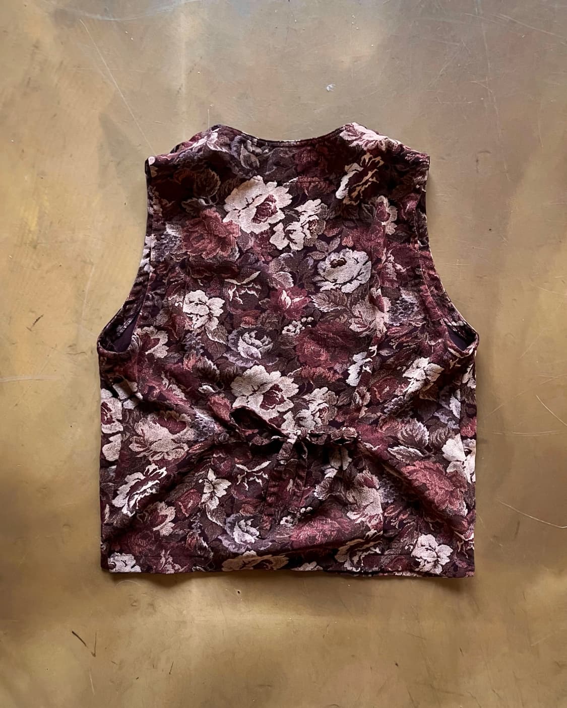 ONDNE Japan Floral Pattern Old Vest 상품이미지8