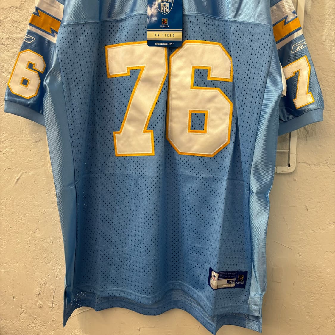 NFL X 리복 LA 차저스 유니폼 져지 2XL 상품이미지4