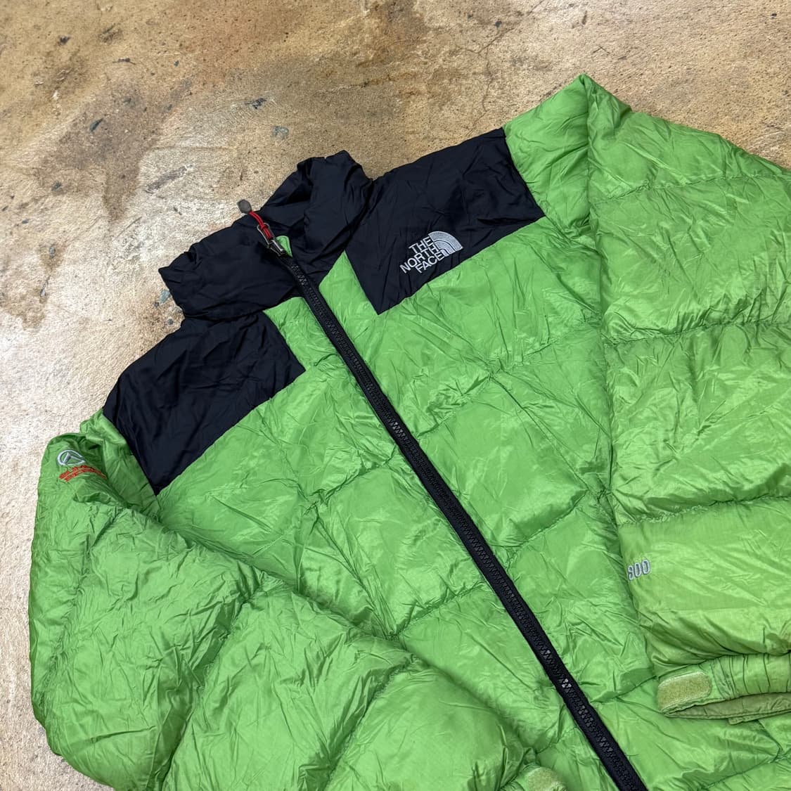 [정품/90] 노스페이스 800 눕시 패딩 그린 b8 상품이미지1