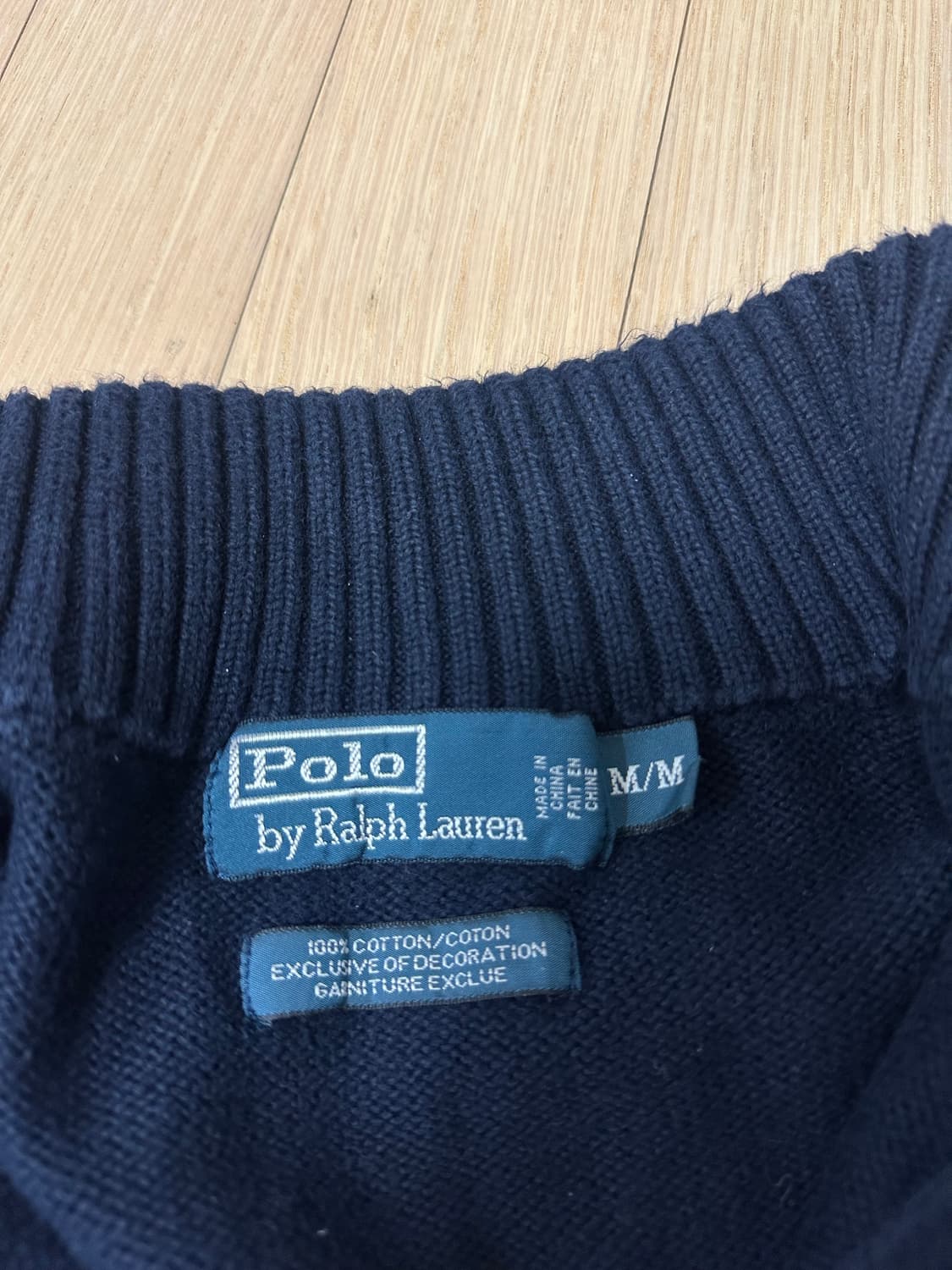 [M] 폴로 하프집업 니트 상품이미지2