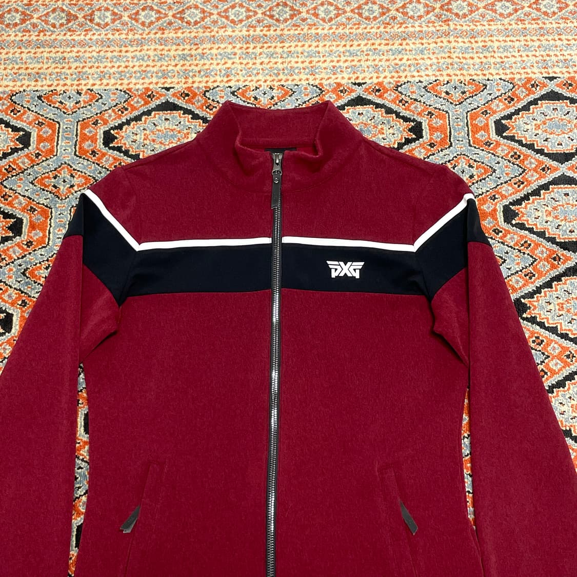 PXG 버건디 골프 집업져지 자켓 여성S 상품이미지2