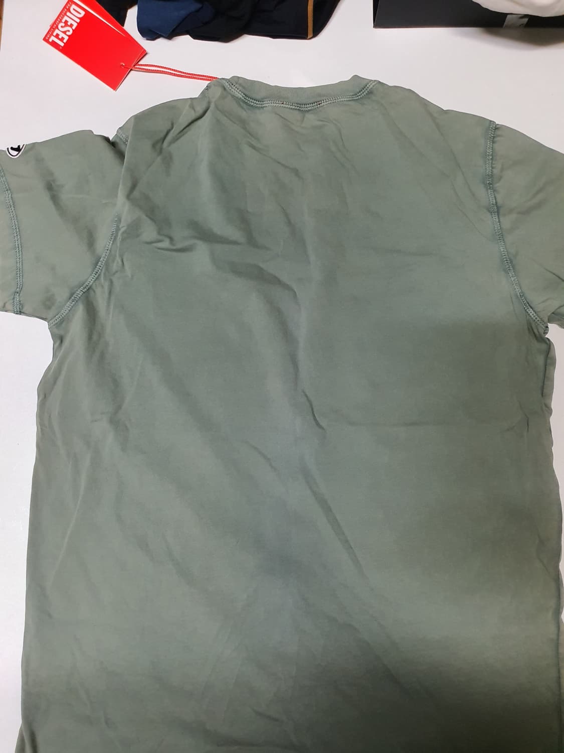 디젤 빈티지 워싱 반팔 티셔츠 새제품  상품이미지8