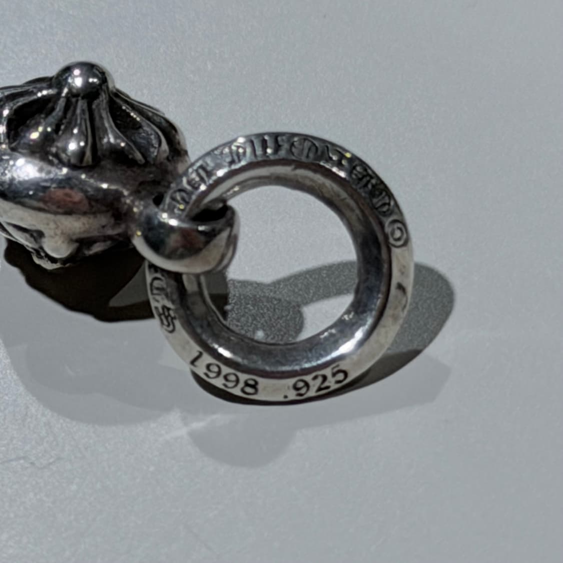 (A+/OS) / 크롬하츠 원볼 타이니 CH 크로스 실버  펜던트 상품이미지7