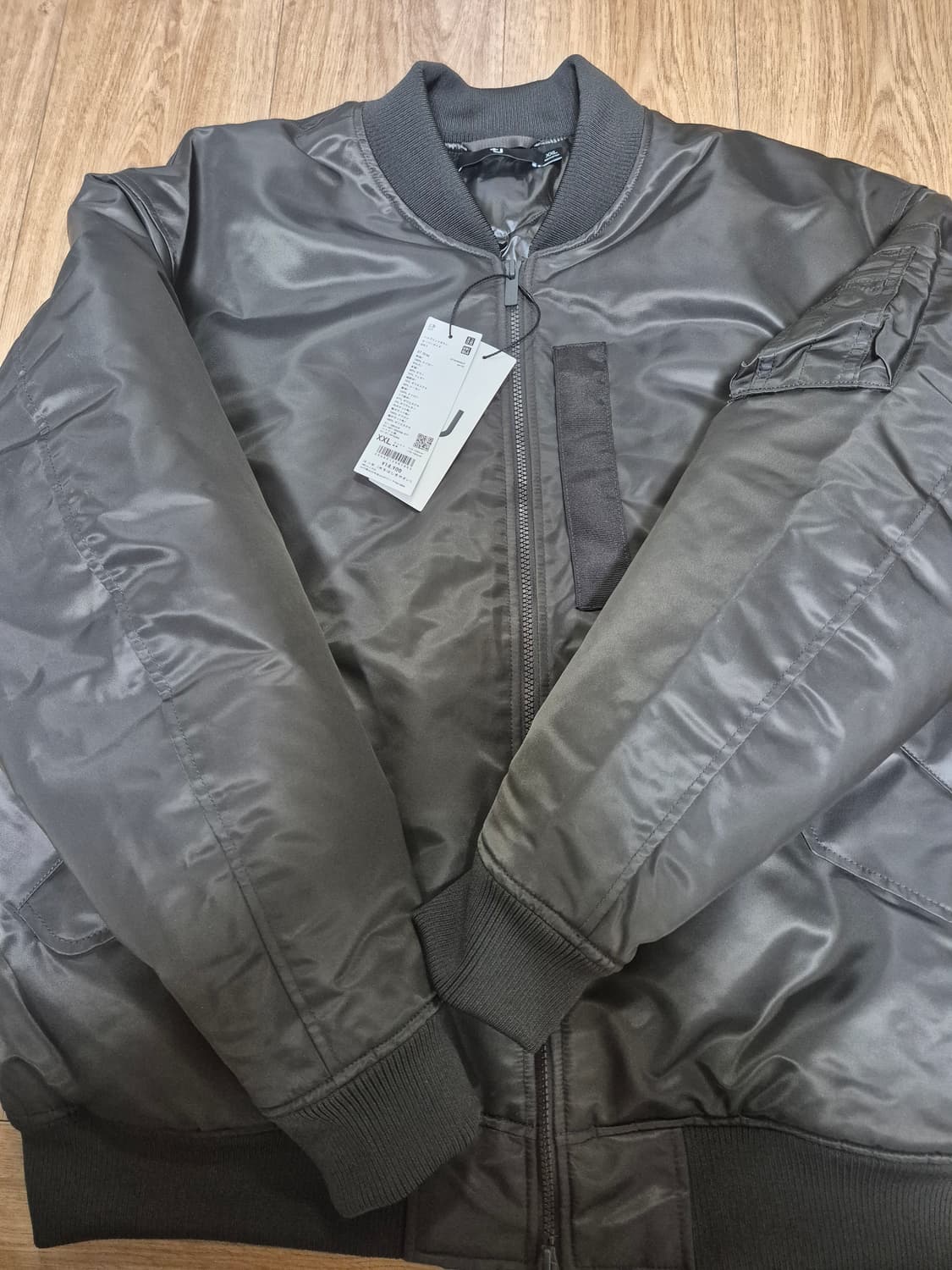 새상품) 유니클로 질샌더 ma1 (그레이, XXL) 상품이미지1