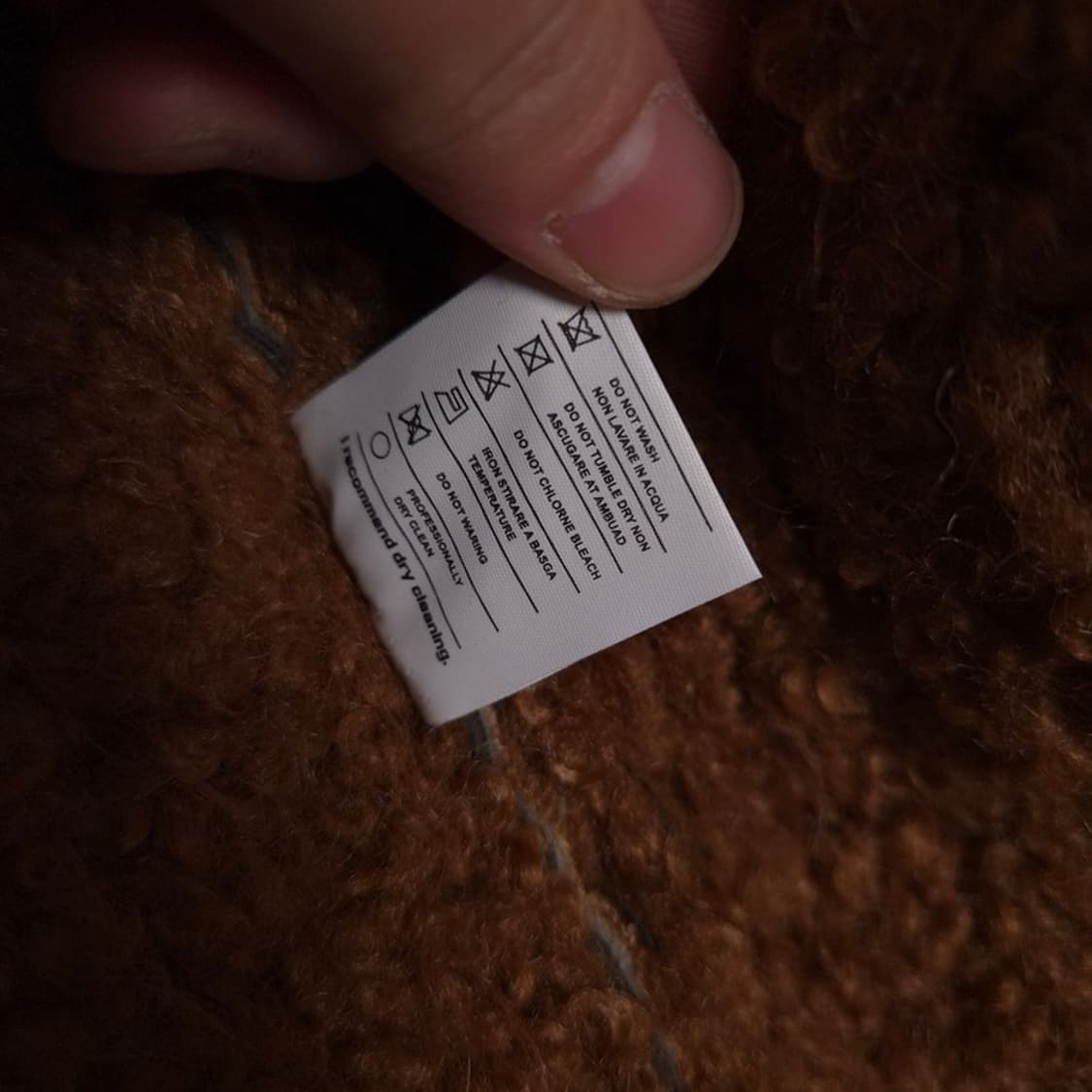 AONE 레더 시어링 무톤 무스탕 자켓 상품이미지8