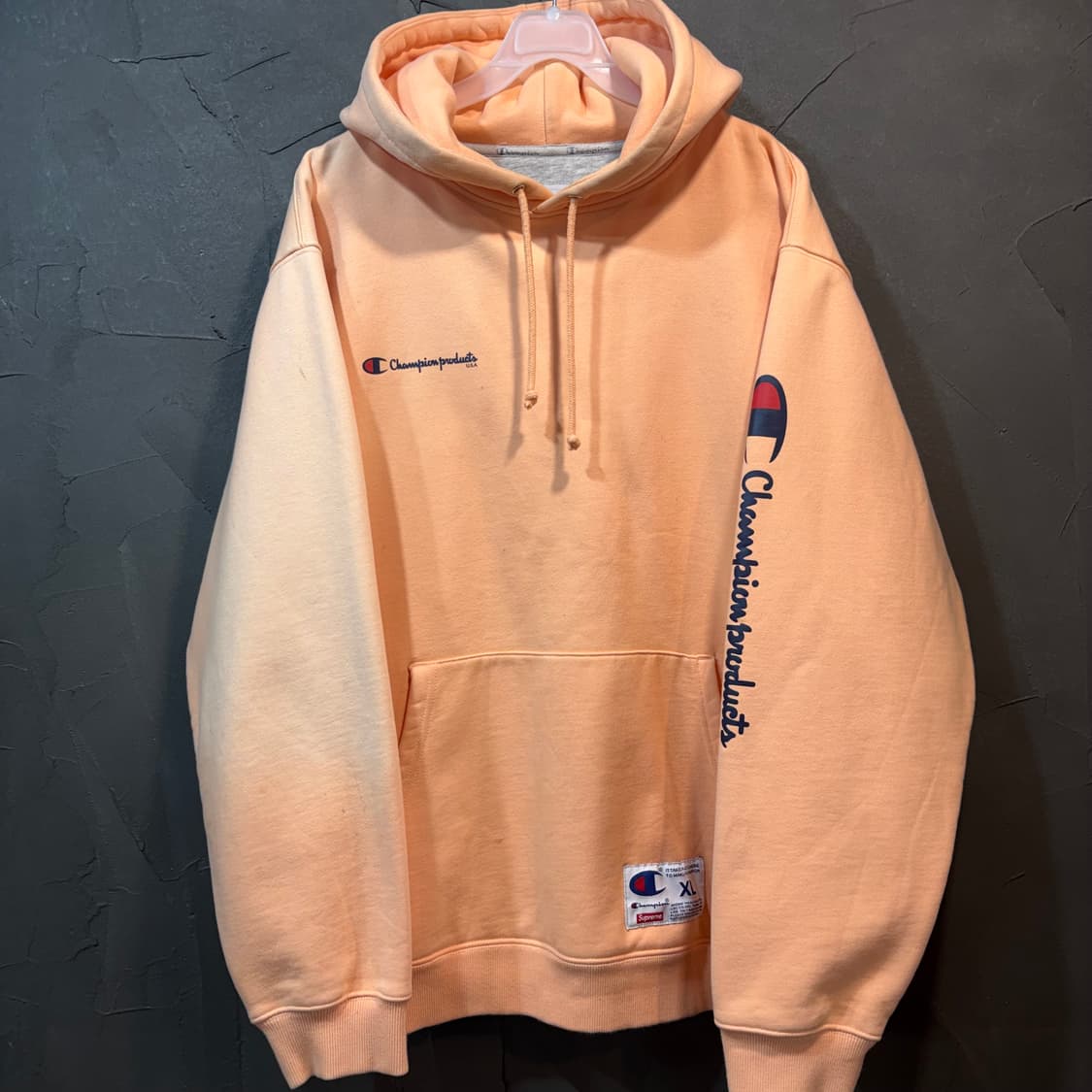 [XL] SUPREME X CHAMPION 슈프림 챔피온 후드 상품이미지3