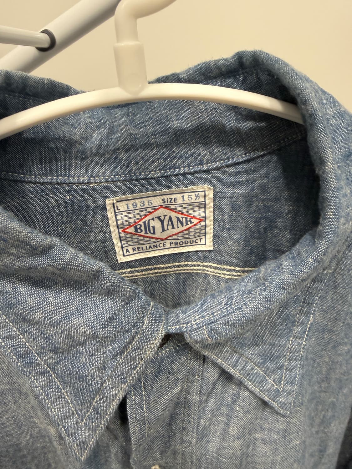 빅얀크 1935 오리지널 샴브레이 인디고 15H 상품이미지2