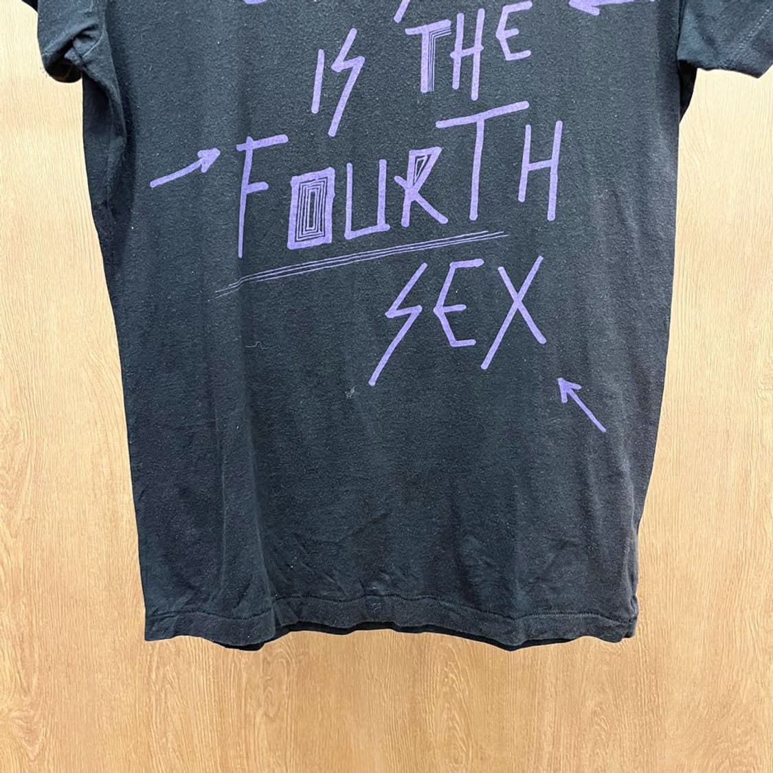 디젤 코튼 반팔 티셔츠 레터링 프린팅 라운드넥 디테일 레귤러핏 블랙 상품이미지5