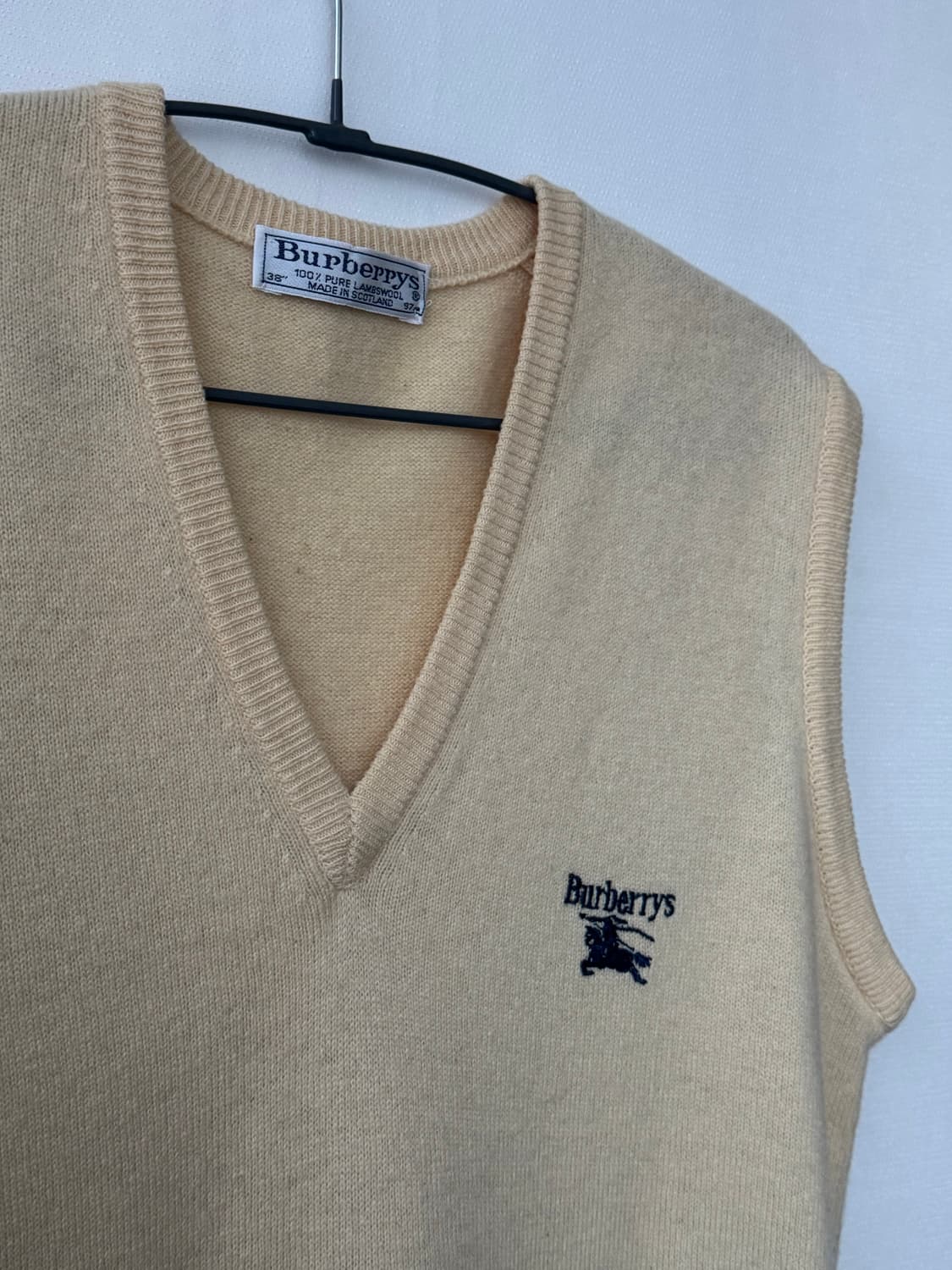 빈티지 버버리 브이넥 니트 상품이미지2