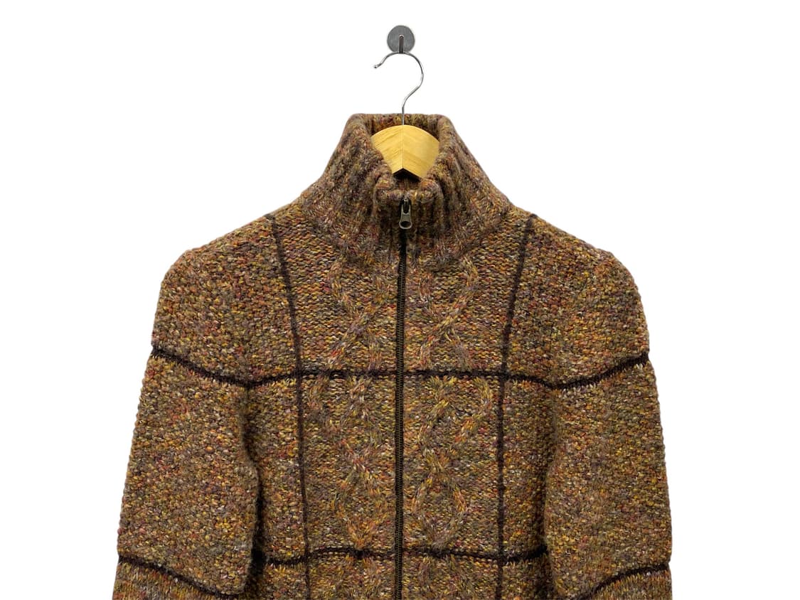  DKNY 브라운 혼방 보카시 니트 가디건 S 상품이미지2