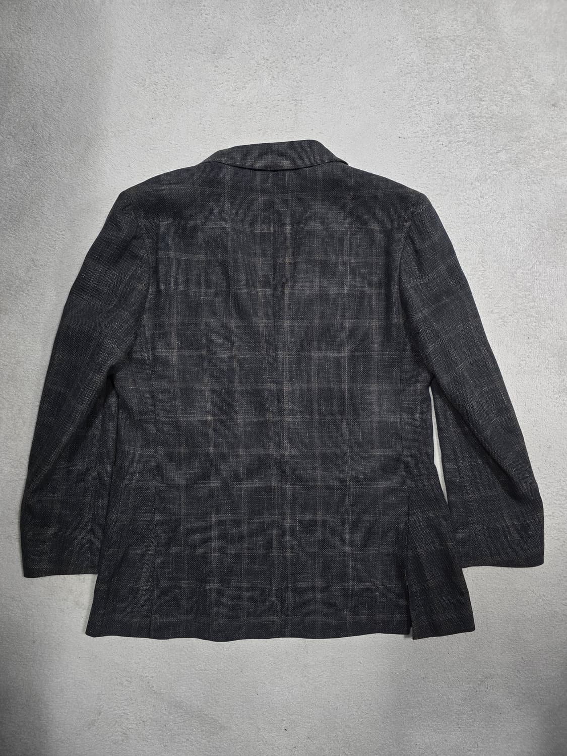 Durban 더반 울 캐시미어 혼방 체크 블레이저 자켓 100사이즈 상품이미지4