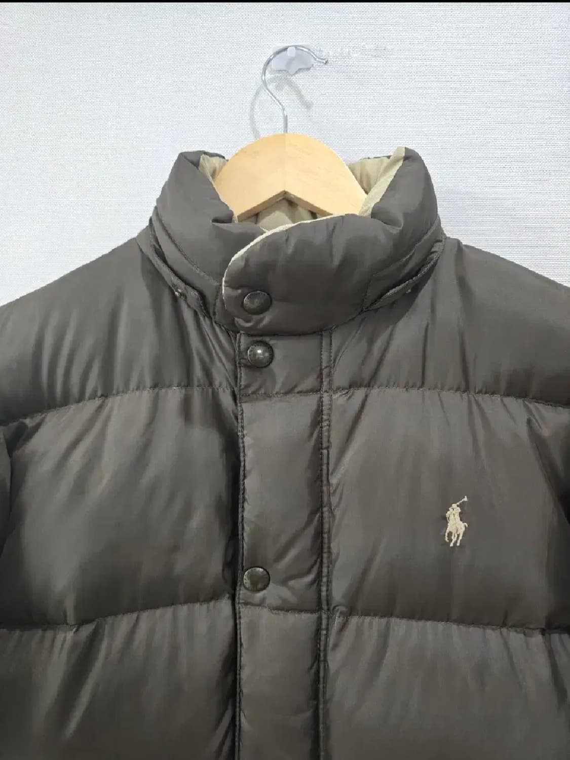 랄프로렌폴로 남성 덕다운 패딩 브라운 상품이미지3