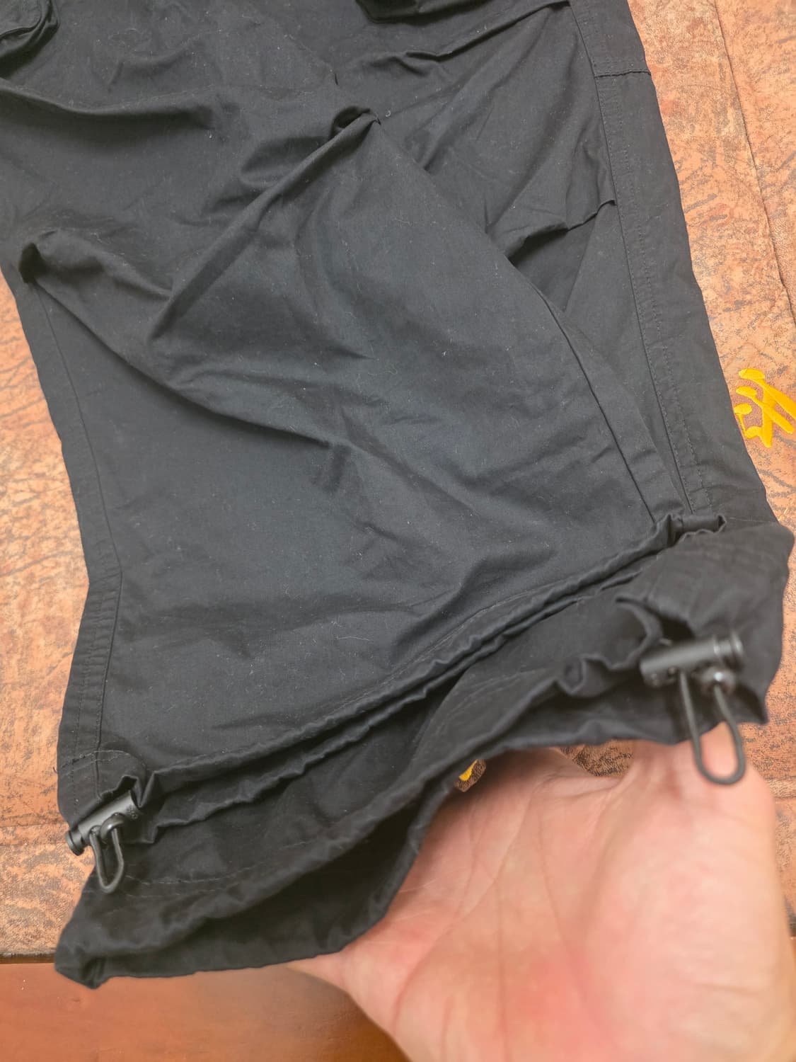 코드그라피 코튼 파라슈트 팬츠 블랙 M 상품이미지5