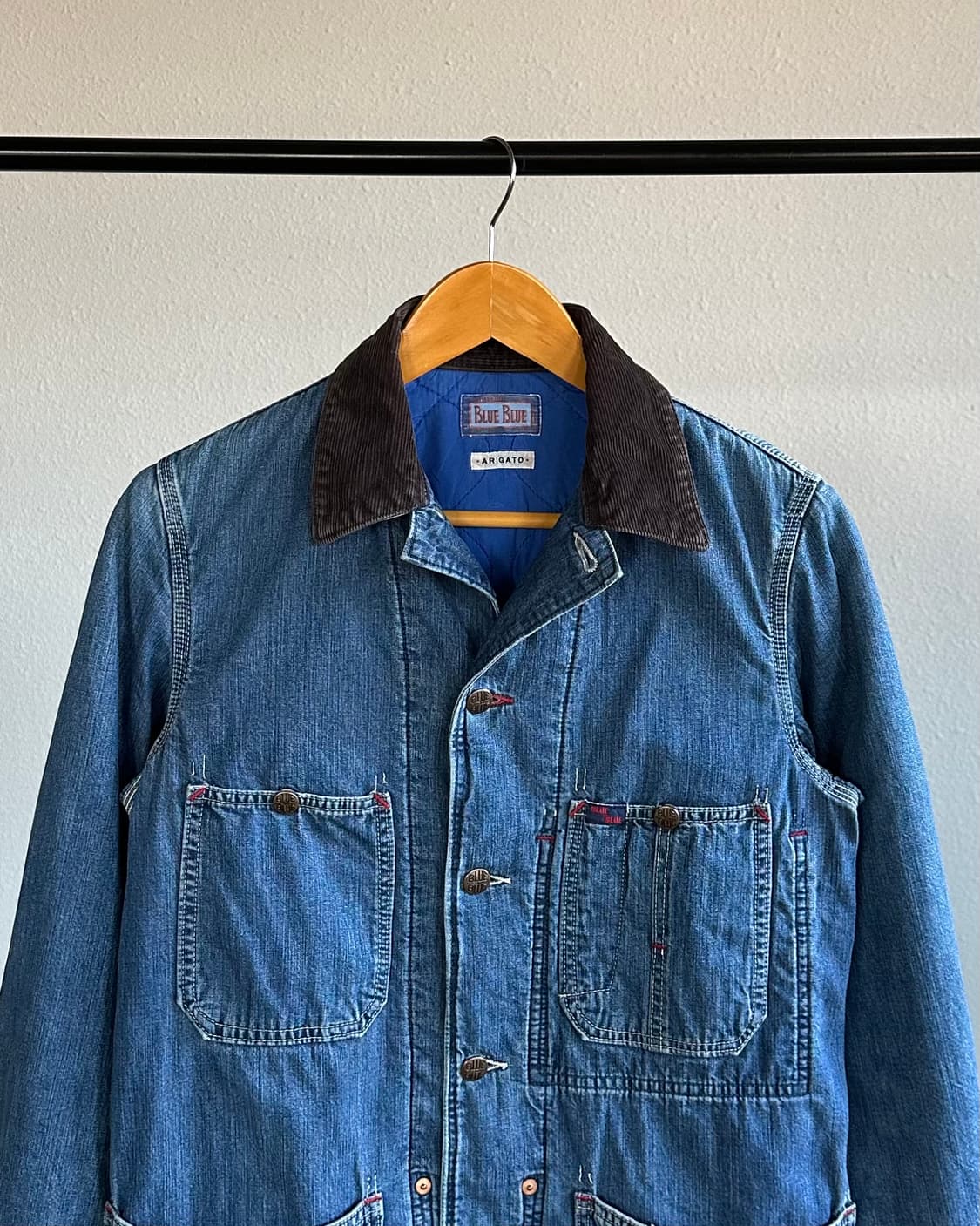 [XS]블루 블루 BLUE BLUE JAPAN 데님 커버올 자켓 상품이미지2