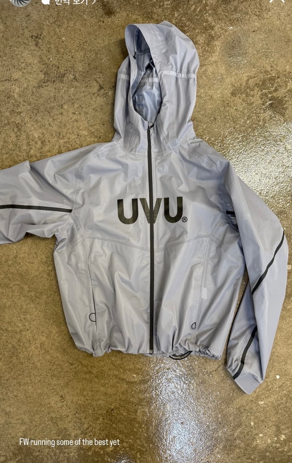 uvu 레인자켓 신상품 XXL 상품이미지1