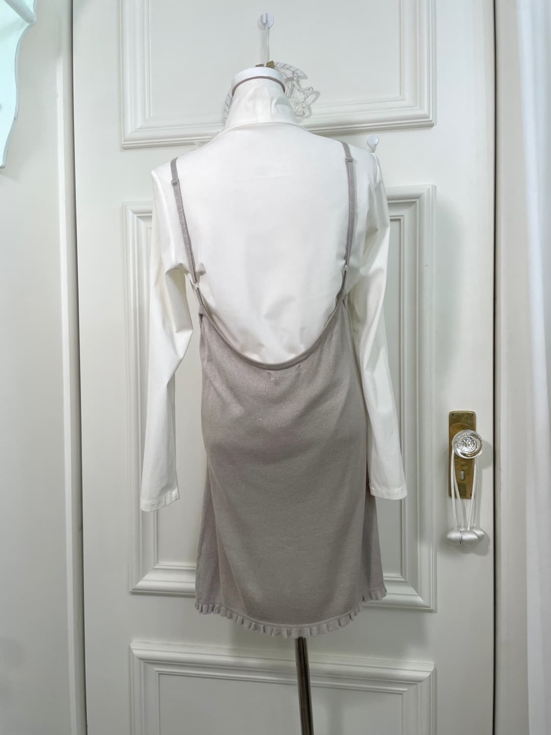 pale gray bow point mini opc&white basic 상품이미지3