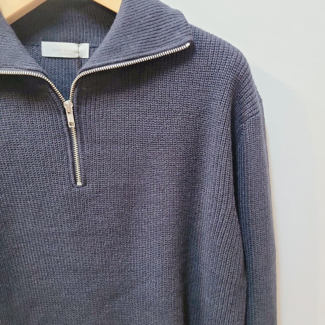 100~105) 마인드브릿지 집업 니트 상품이미지3