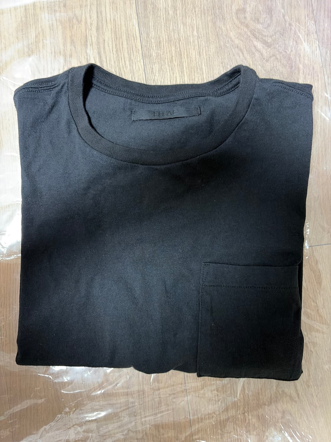 (새상품)HTAE Rough Pocket T Old Black 반팔(1) 상품이미지2