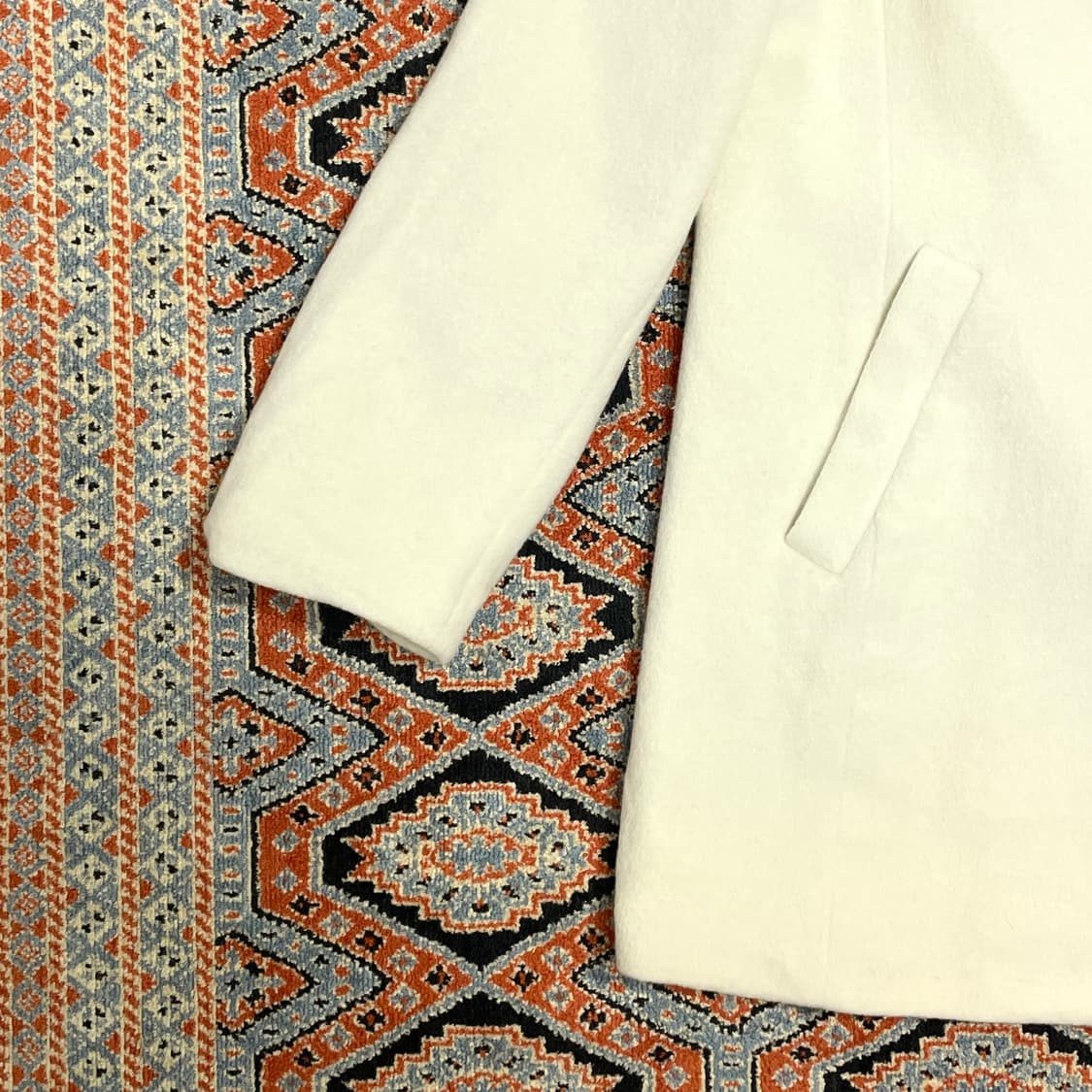 빈폴 아이보리 울 하프코트 여성90 상품이미지4