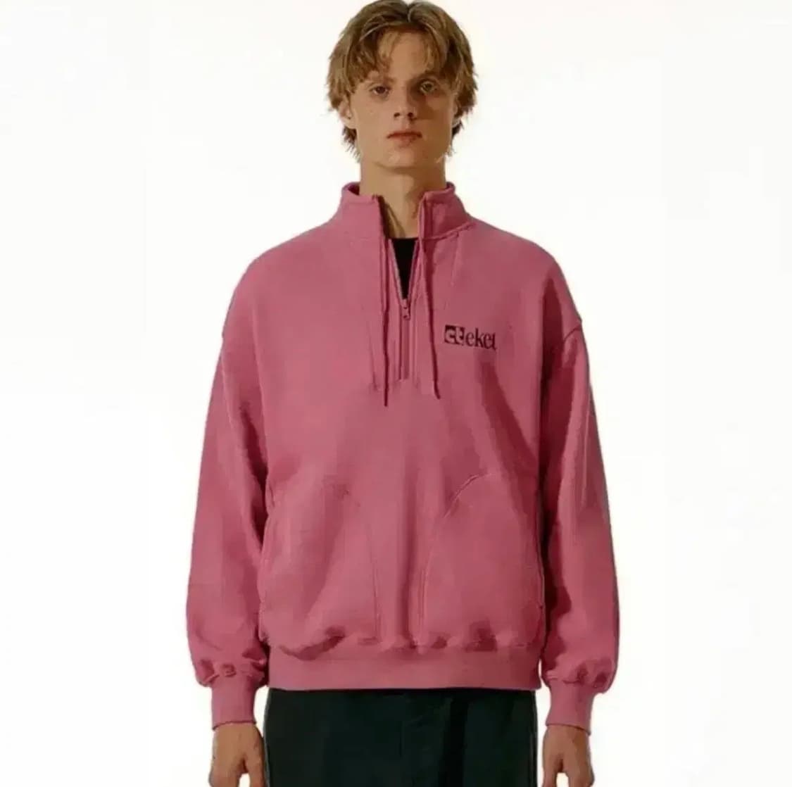 테켓 하프집업 맨투맨 Plan Half Zip-Up Sweatshirt 상품이미지1