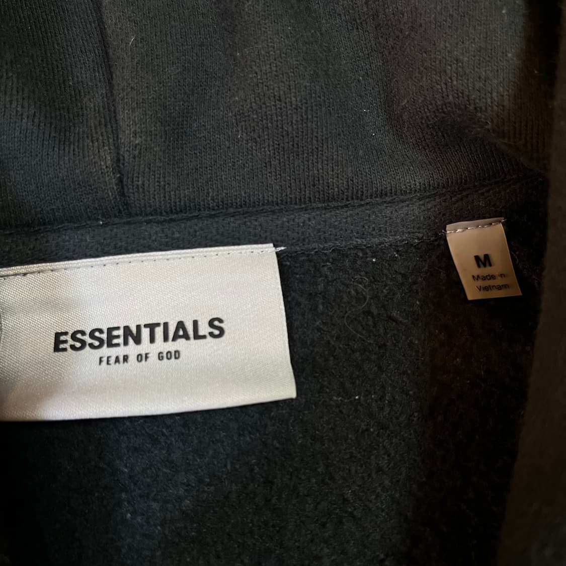 에센셜 빅로고 후드집업 상품이미지3