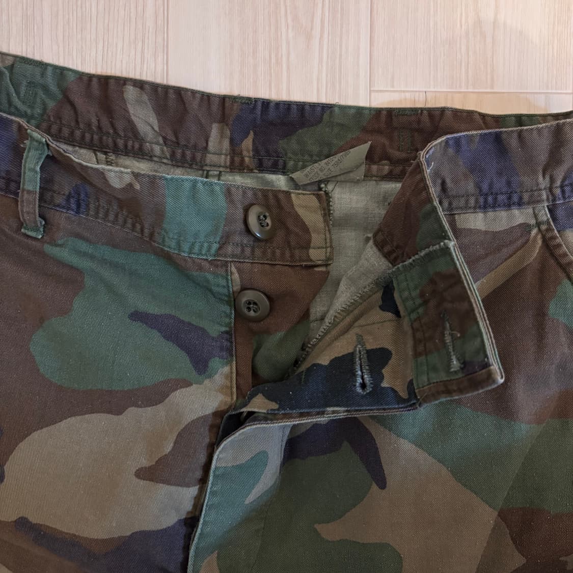 vintage woodland 카모 팬츠 상품이미지5