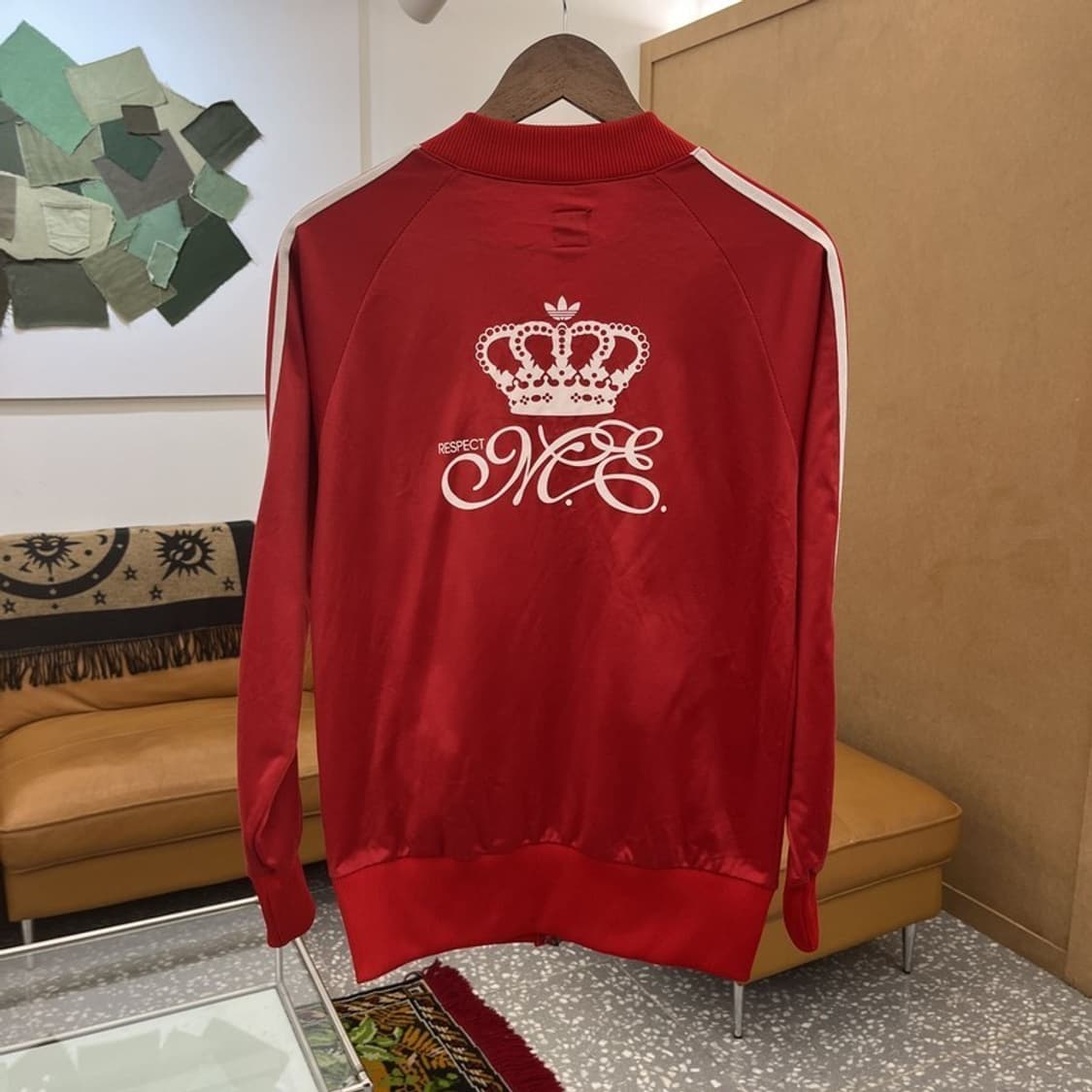 아디다스 미시엘리엇 흑탭 트랙탑 져지 집업 95 C05841 상품이미지4