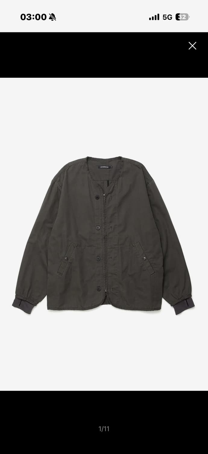 해칭룸 라이너 자켓 머드 브라운 상품이미지1