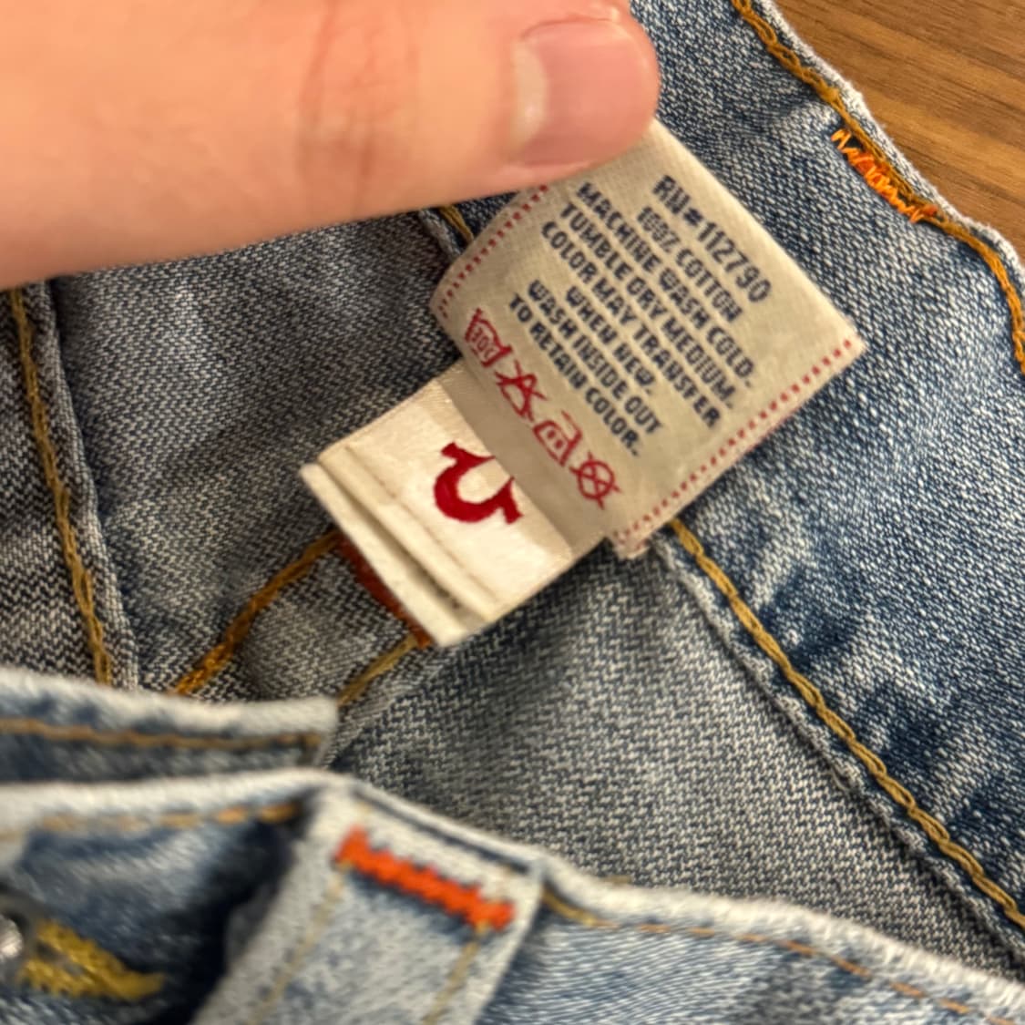 트루릴리전 레더 포켓 부츠컷 데님 32 상품이미지9