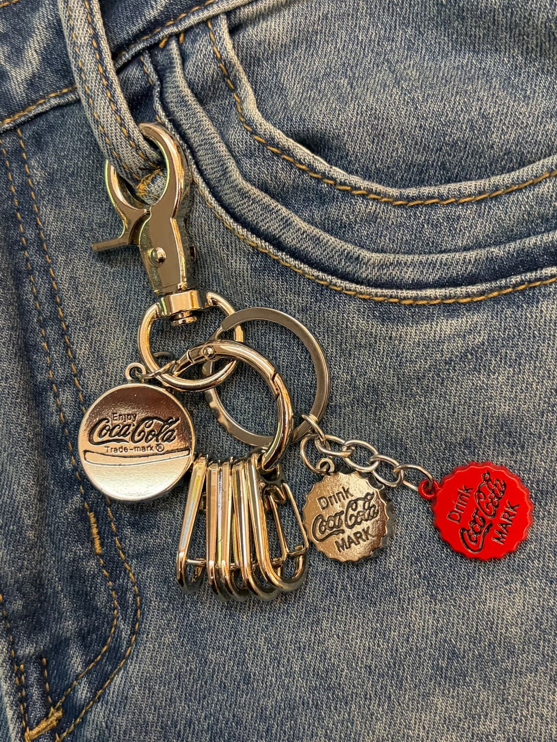 빈티지 코카 감성 키링 상품이미지1