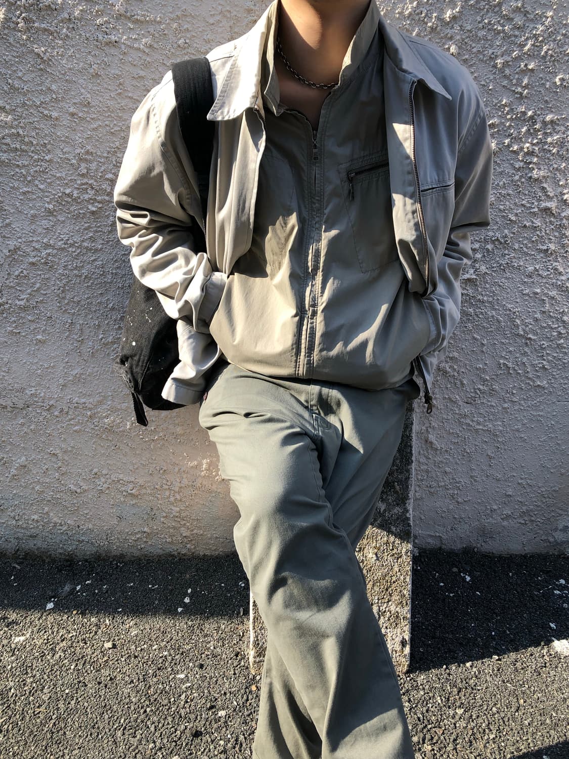 90‘a 프렌치 밀리터리 워크 자켓  상품이미지2