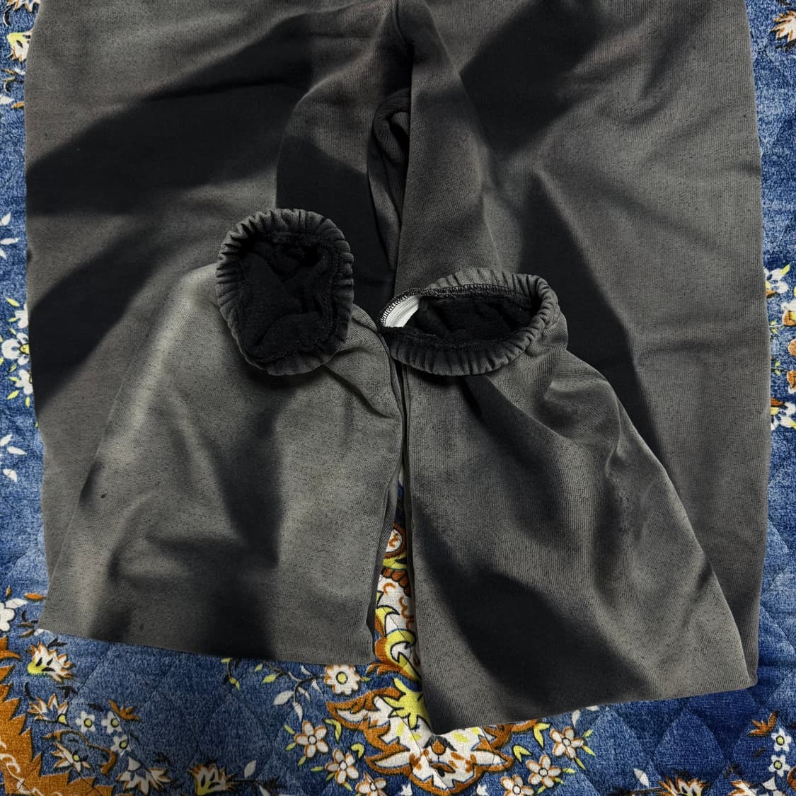 챔피온 썬페이딩 리버스위브 블리치 블랙 스웻 팬츠 상품이미지5