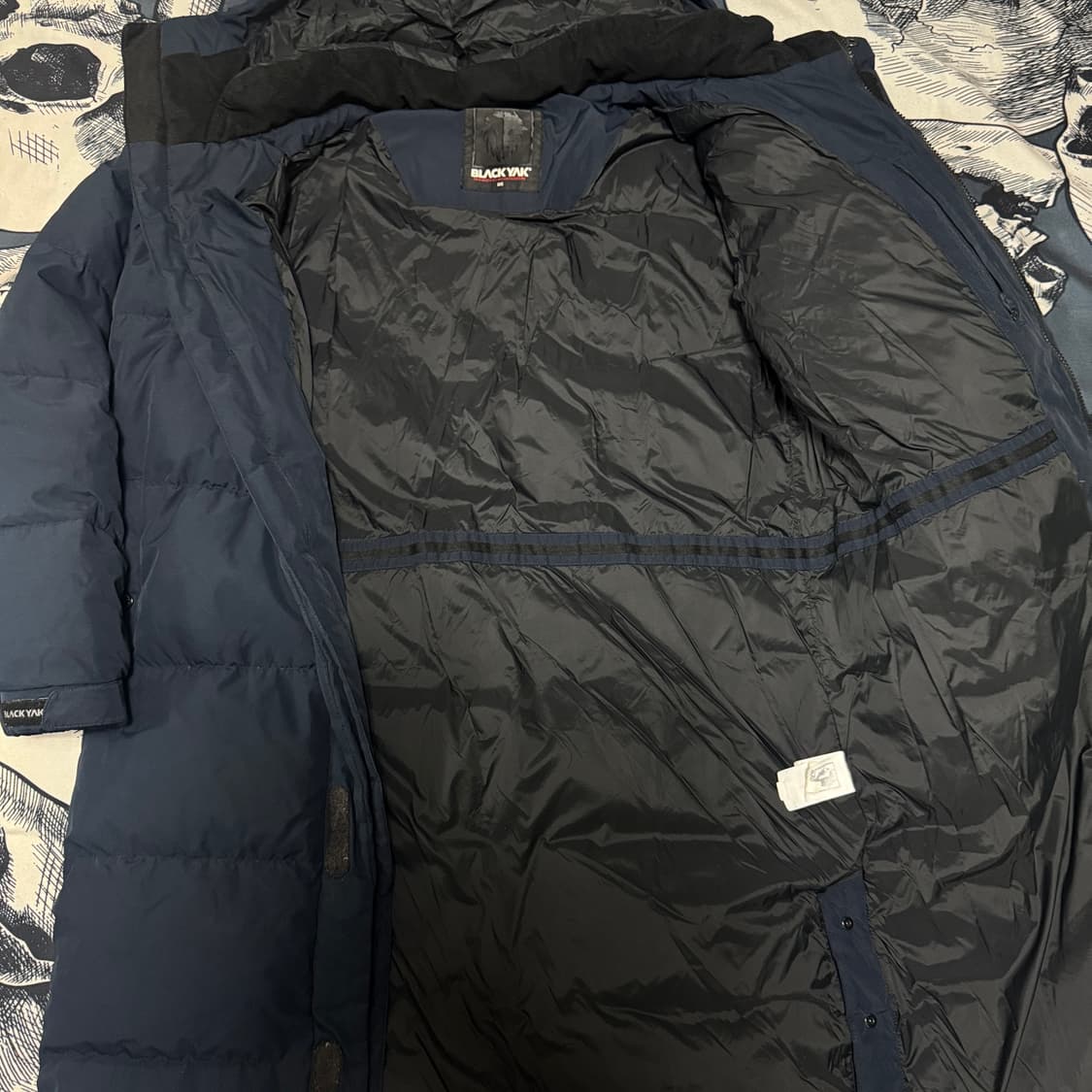 블랙야크 구스다운 롱패딩 105 사이즈  상품이미지4