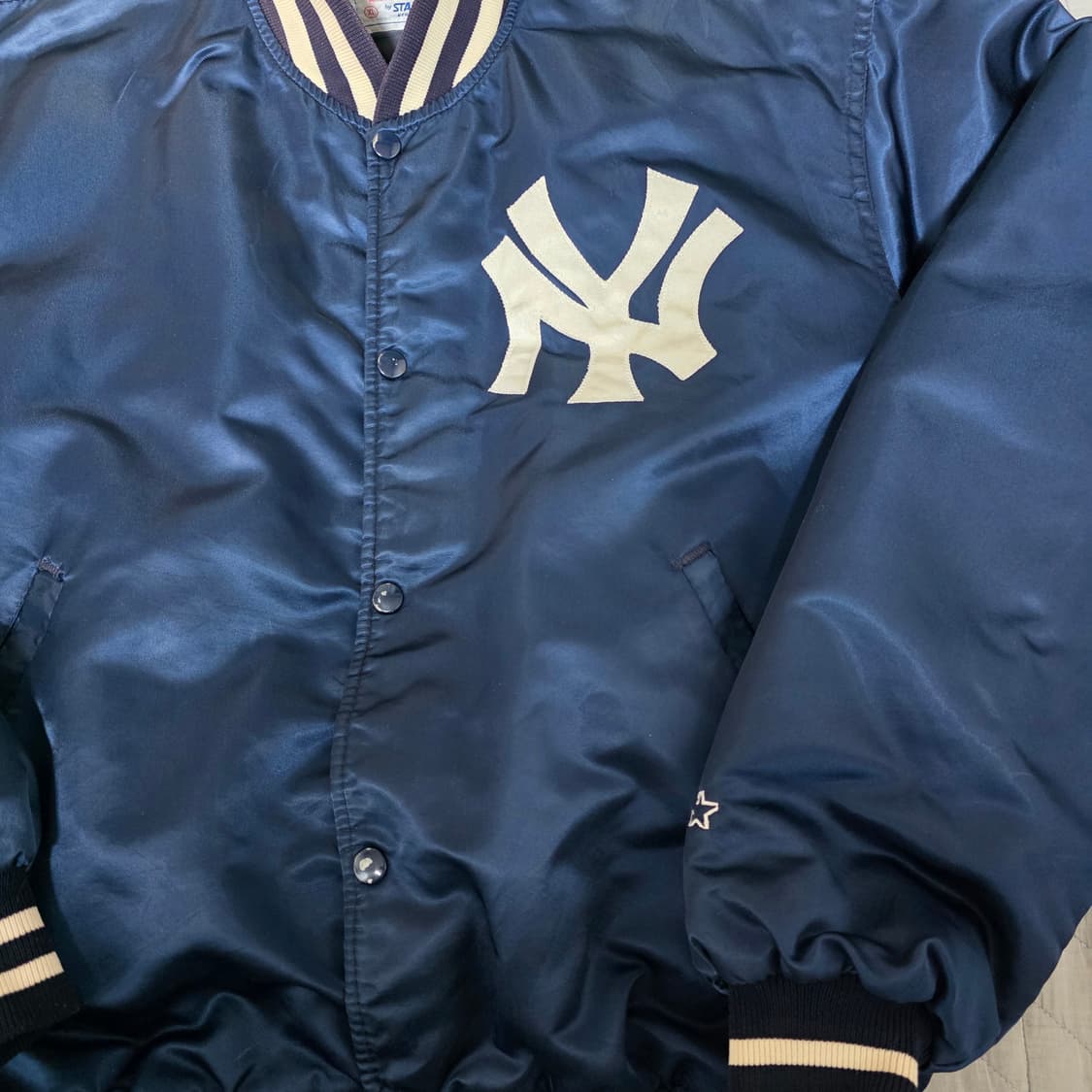 [XL] 80-90s 뉴욕양키스 다이아몬드 컬렉션 마제스틱 스타디움 자켓 상품이미지2