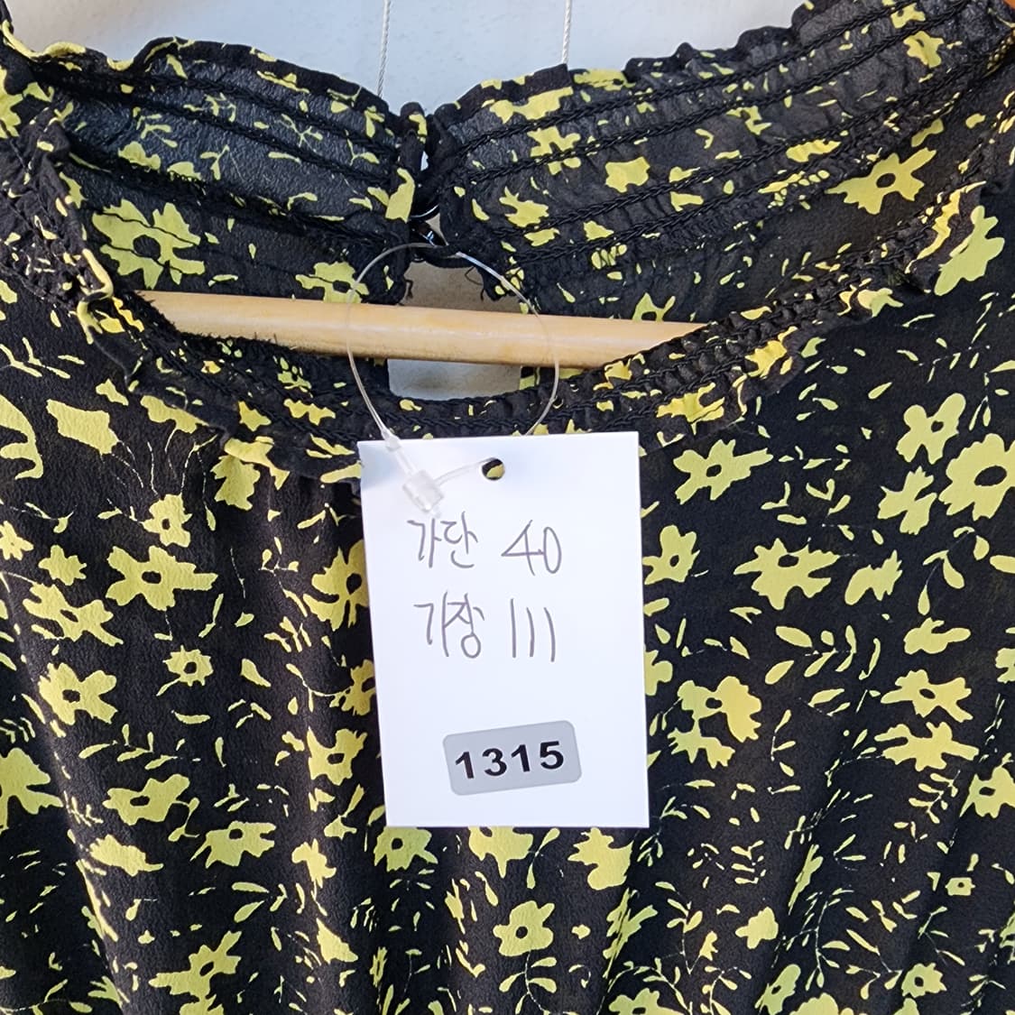 수입 쟈딕디자인 블랙 실크 꽃무늬 롱 원피스 상품이미지9