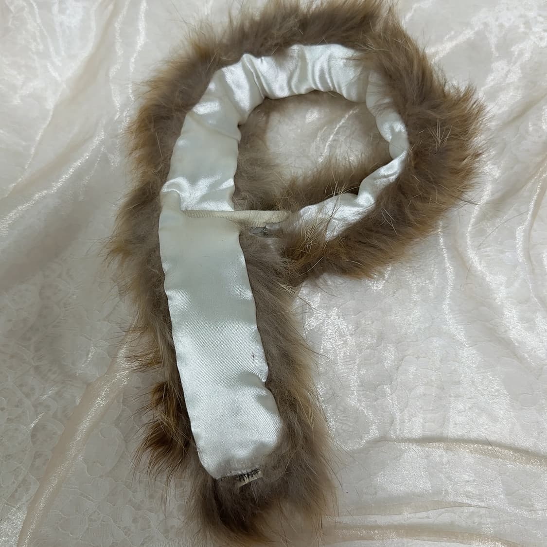 빈티지 라쿤퍼 목도리 머플러 상품이미지4