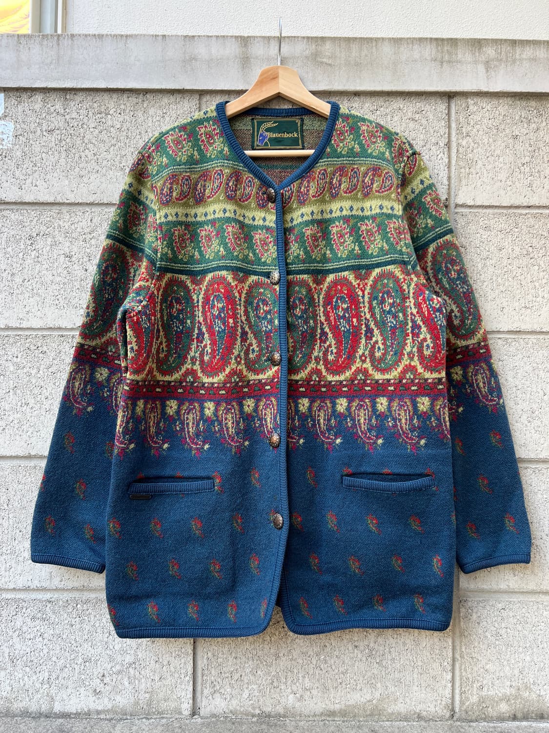 1990s BLAUENBOCK PURE WOOL JACKET 울자켓 상품이미지1