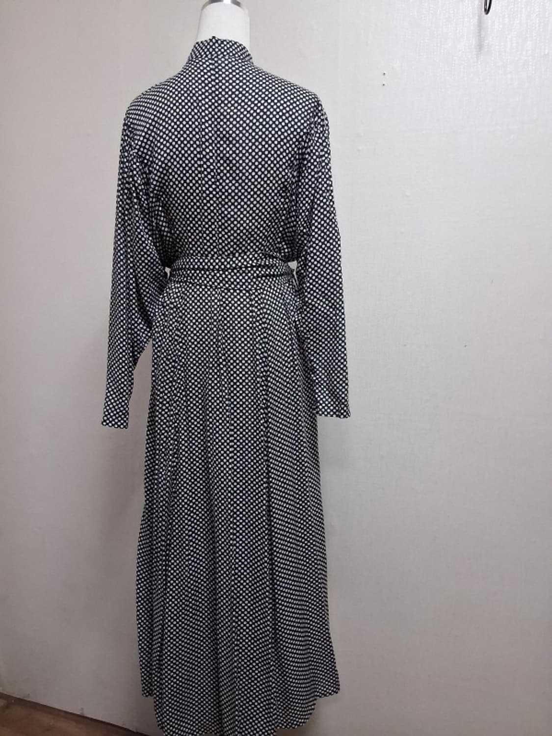 일본빈티지 에이치앤엠  H&M 도트 롱원피스 55  상품이미지2