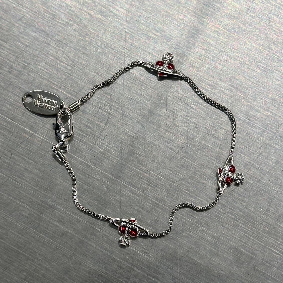 비비안웨스트우드 나노 디아망떼 하트 체인 팔찌 상품이미지2