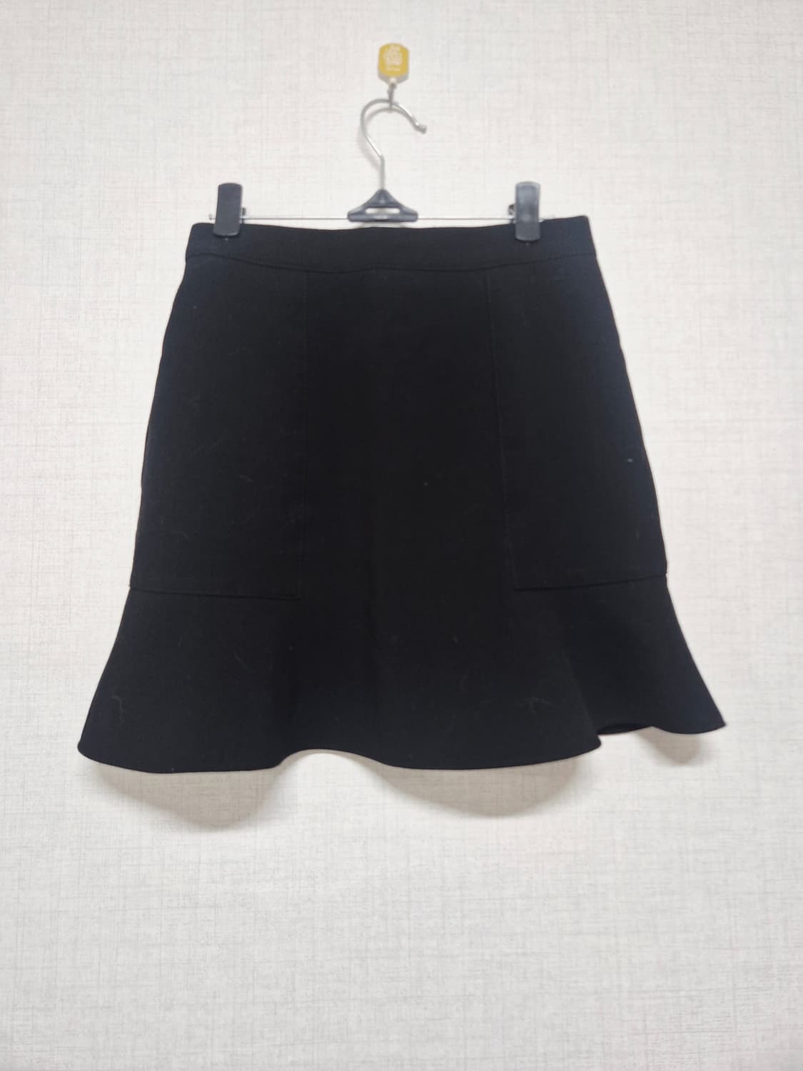 블랙 플레어 미니 스커트 상품이미지1