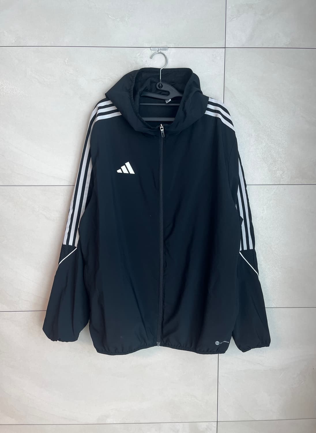 [3XL] 아디다스 윈드브레이커 바람막이 블랙 상품이미지1