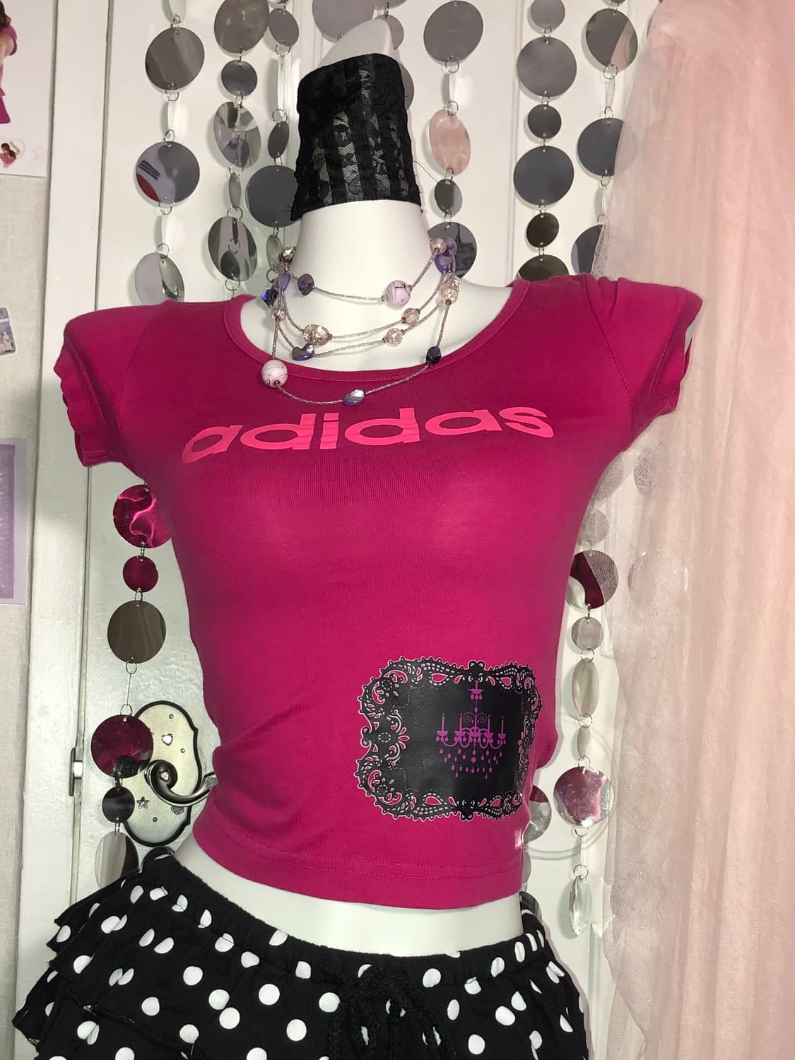 adidas pink top 상품이미지1