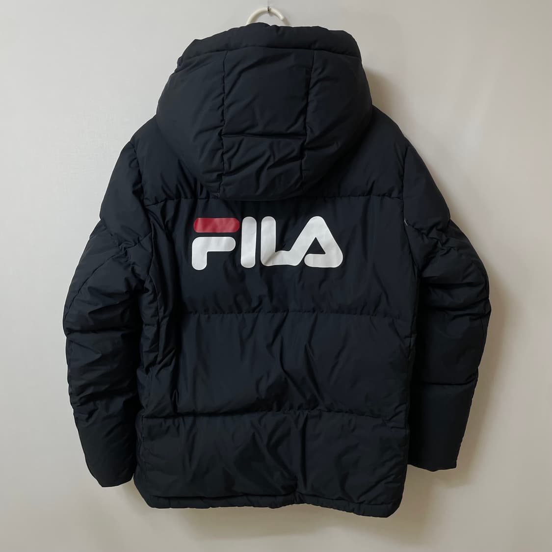 [ L ] 휠라 빅로고 프리미엄 덕다운 패딩 상품이미지8