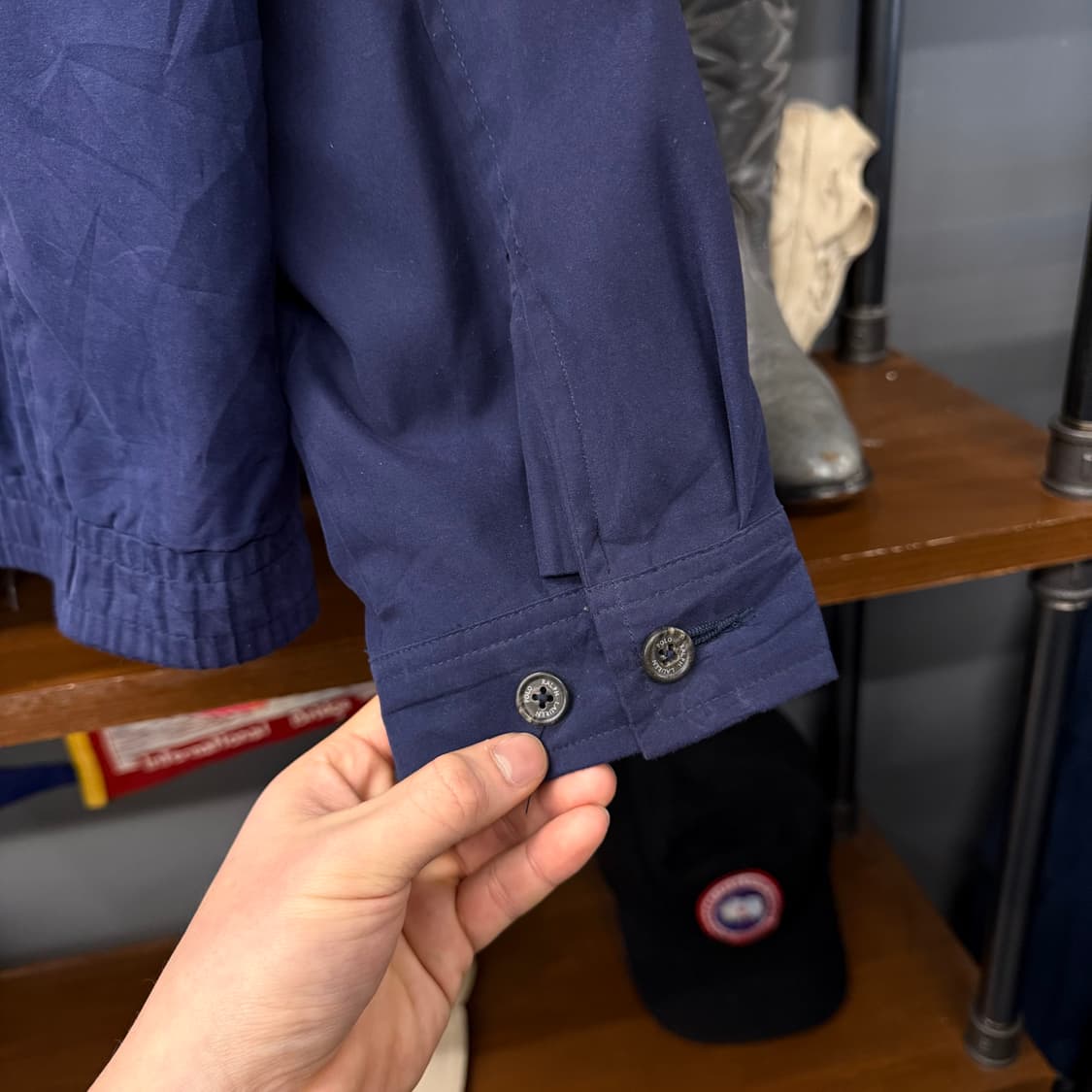 폴로 골프 체크 라이닝 스윙탑 자켓 블루종 컨트리 N649 상품이미지9