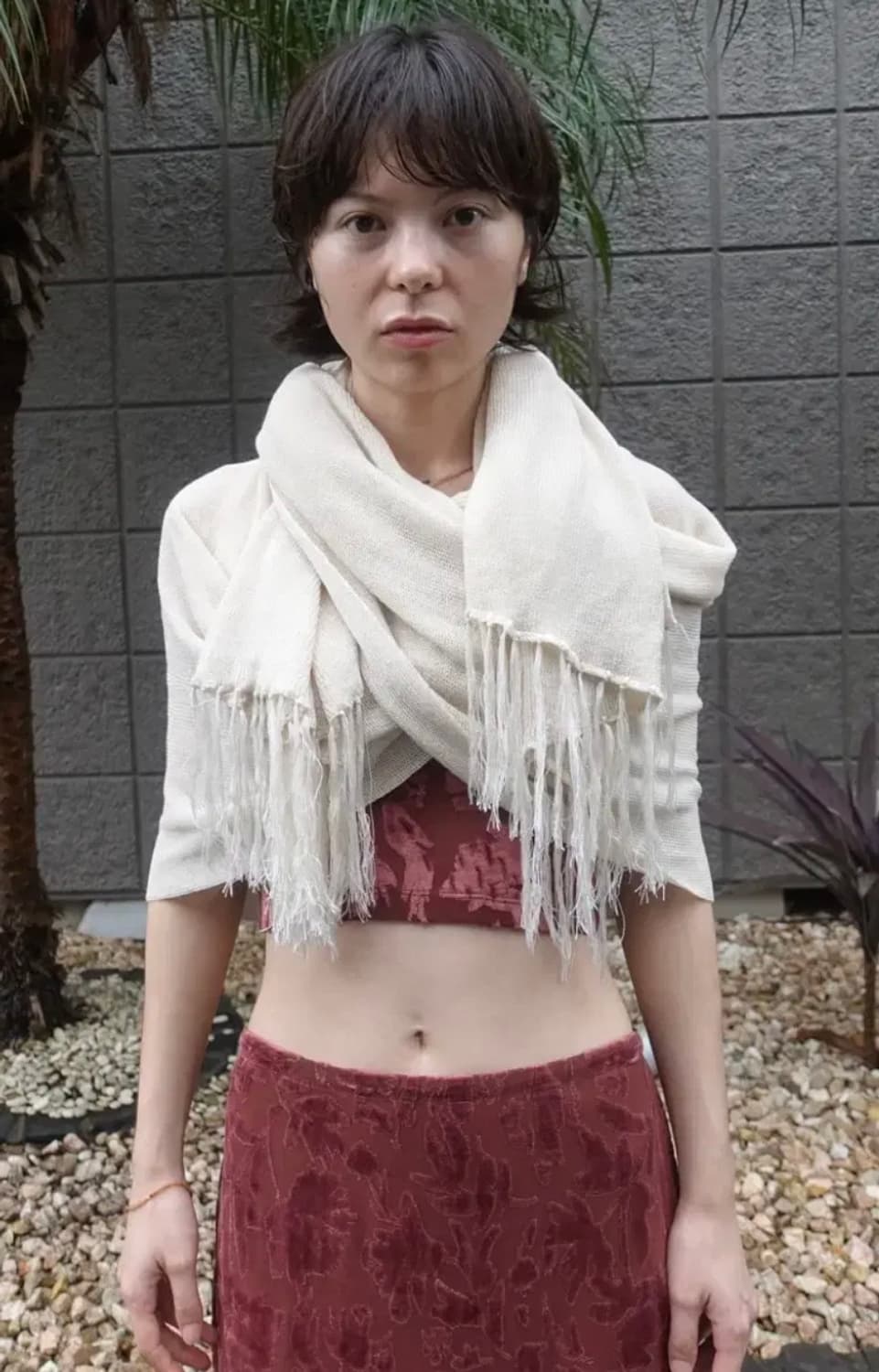 누아누 숄, 스카프 (새상품) 상품이미지1