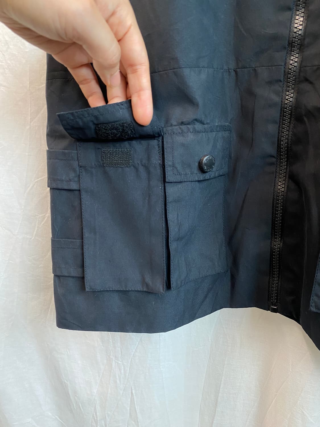 STREET ONE 블랙 워크 베스트자켓(MEN M) 상품이미지4