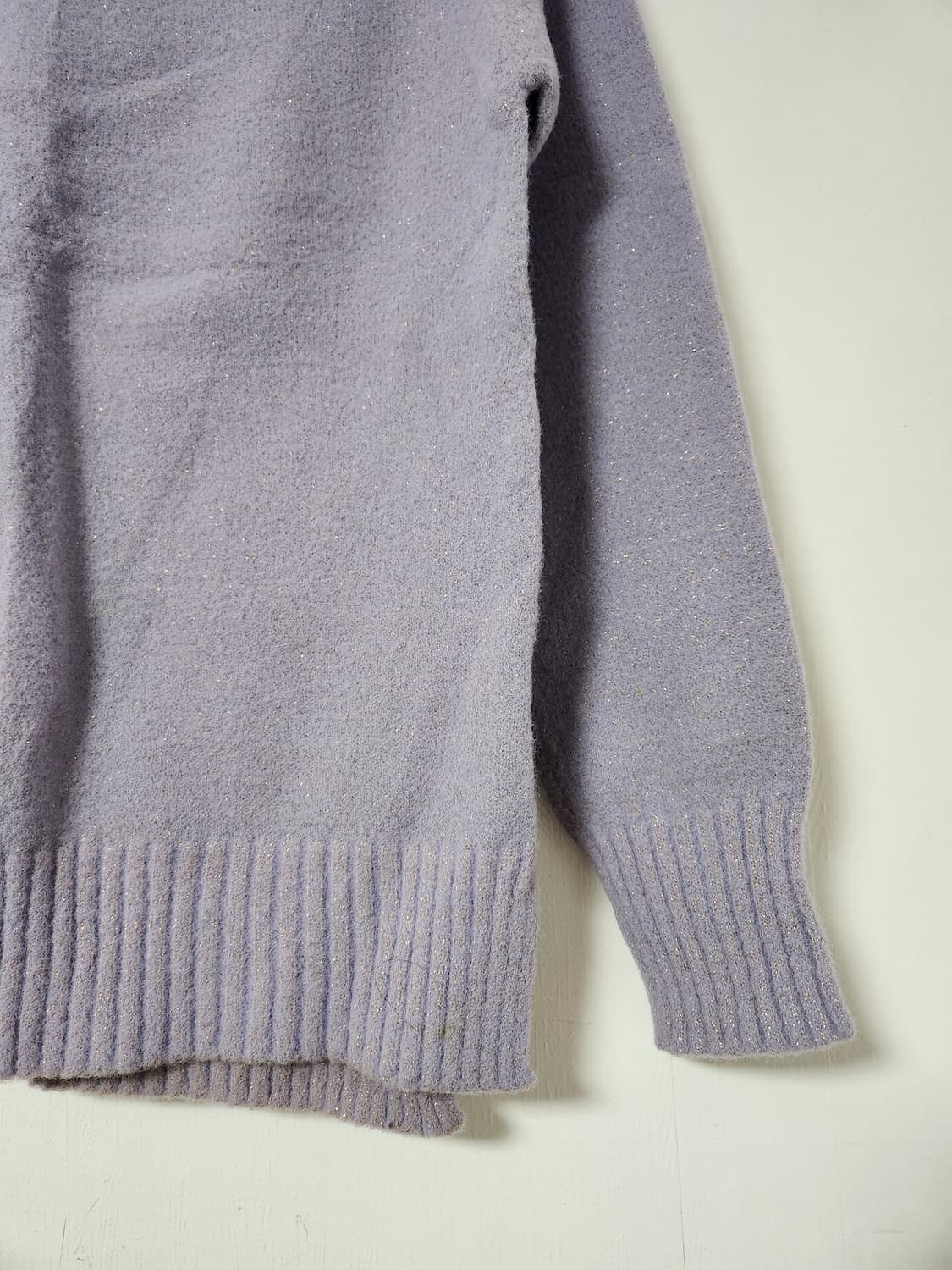 지오송지오 니트 스웨터 연보라색 펄 85(55) 상품이미지5